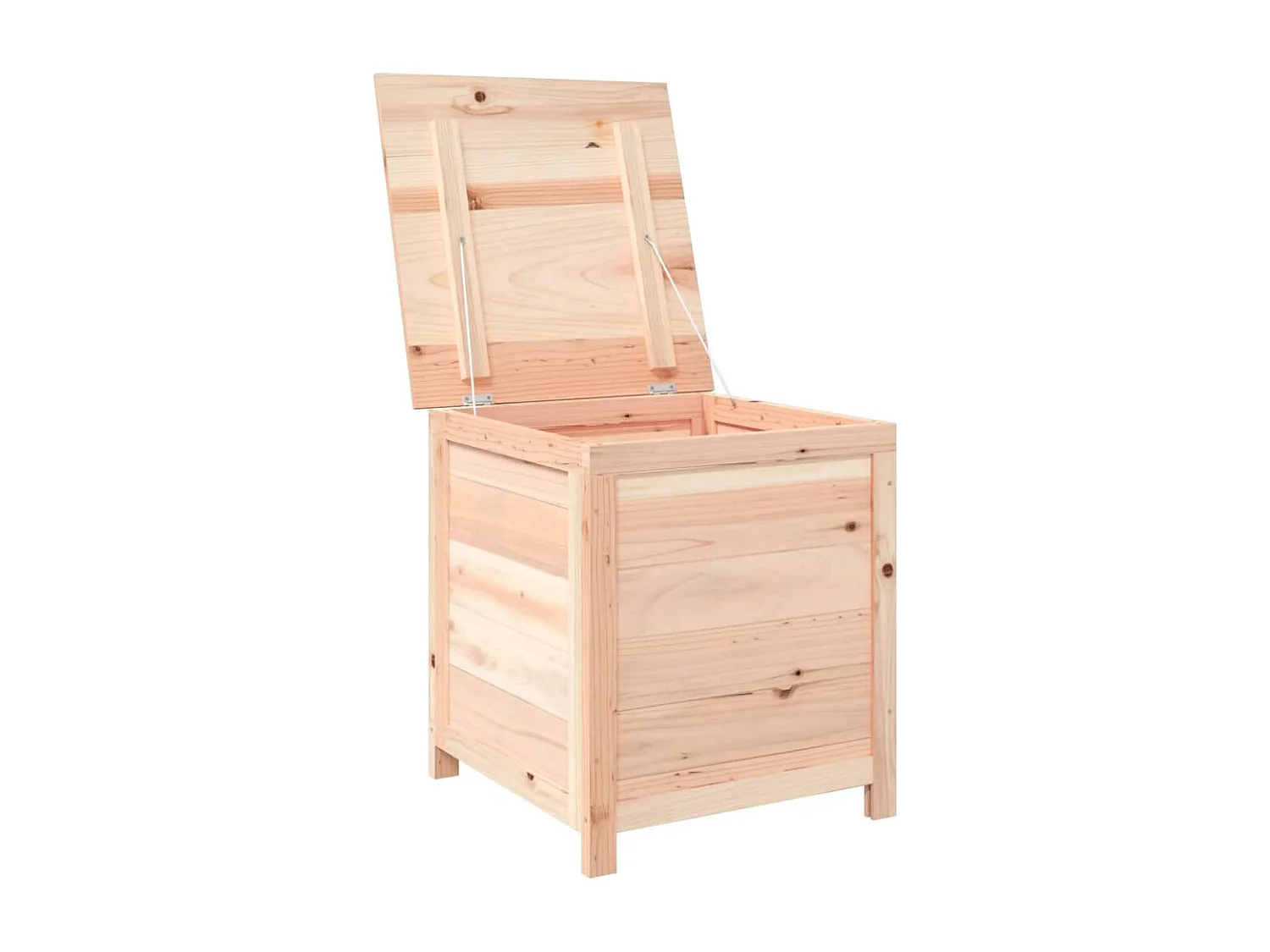 Keegan  Boîte à coussins d'extérieur 50x50x56 cm Bois de sapin massif