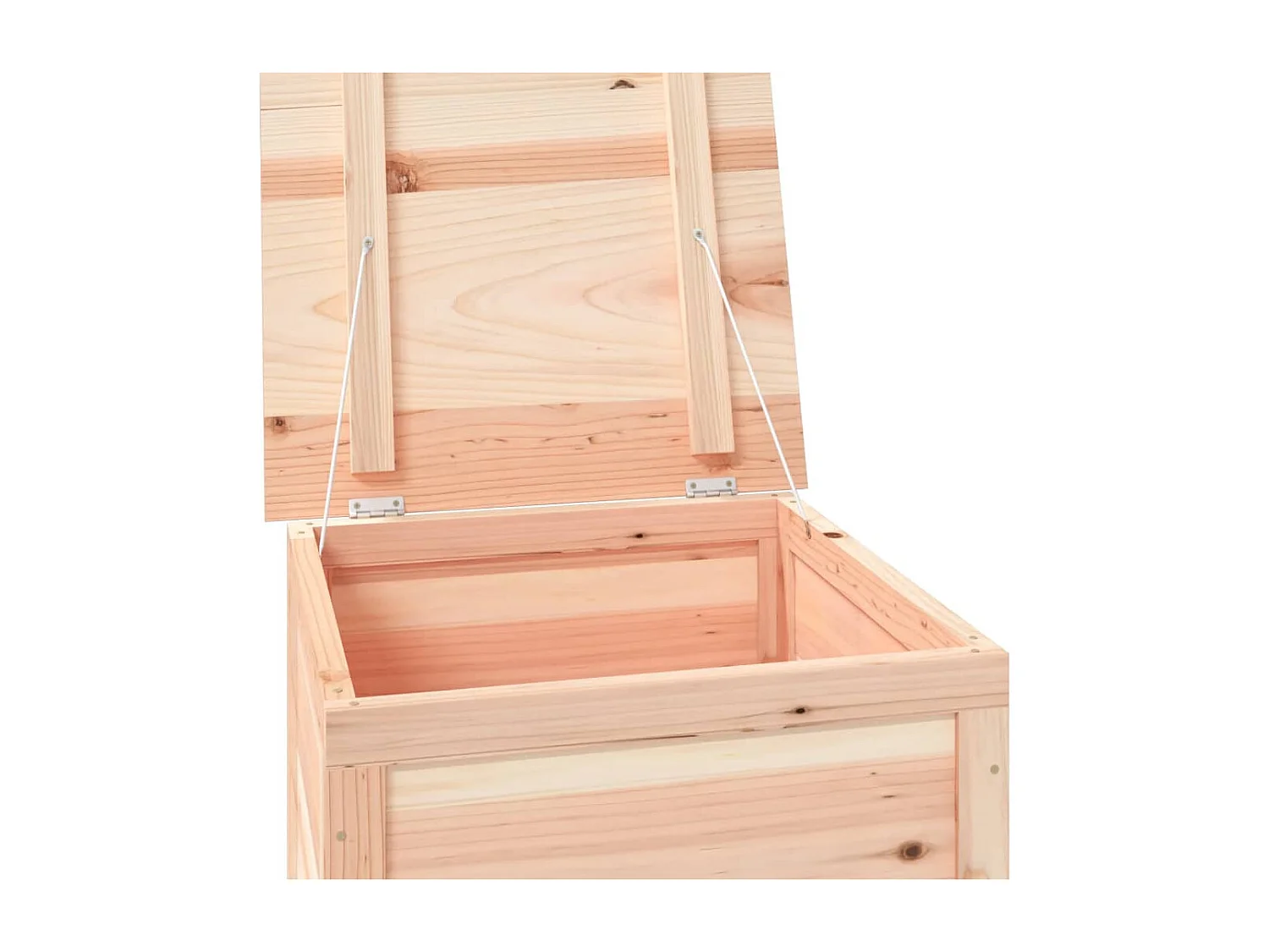 Keegan  Boîte à coussins d'extérieur 50x50x56 cm Bois de sapin massif