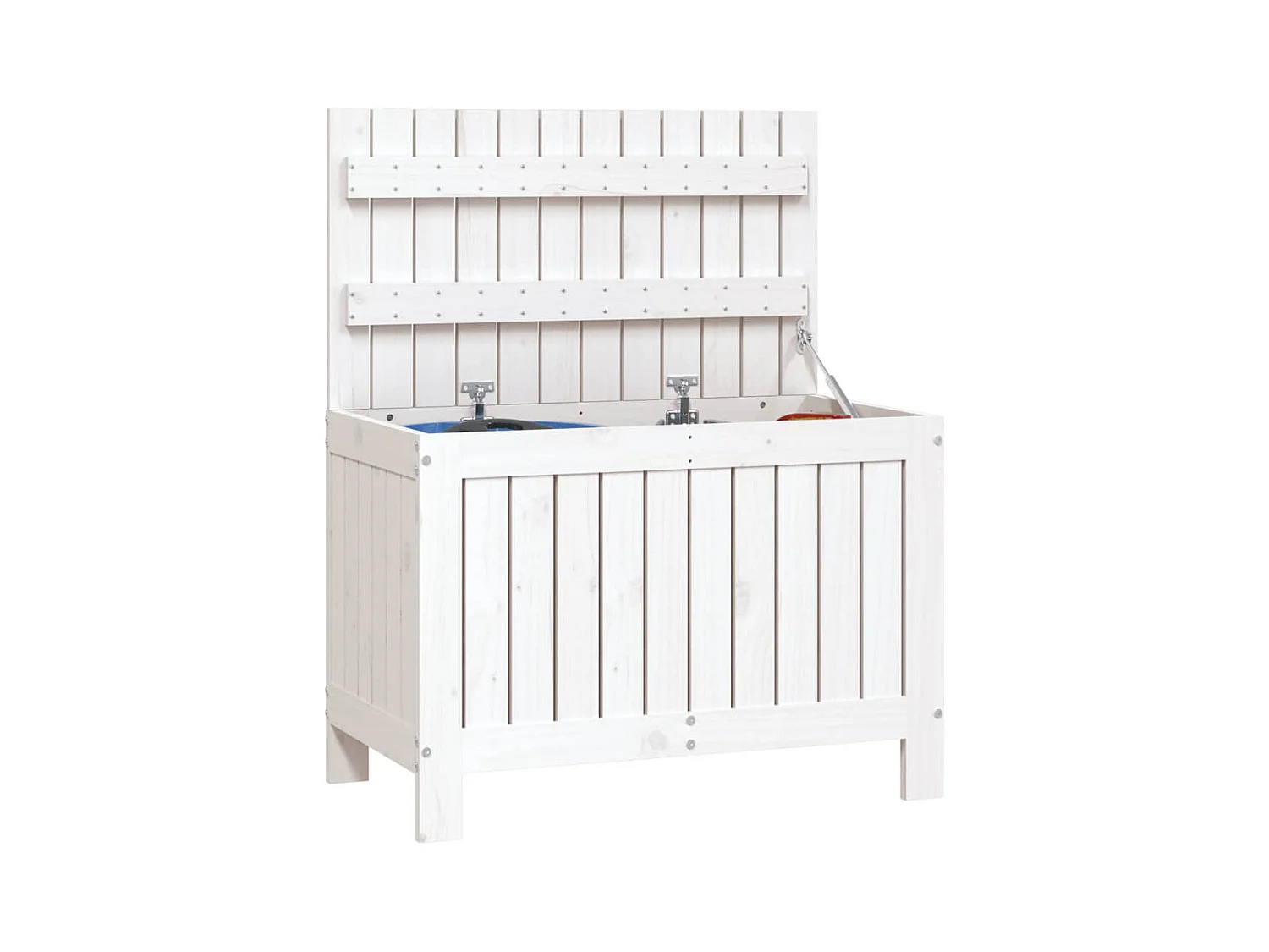 Lorionor  Tuinbox 76x42,5x54 cm massief grenenhout wit