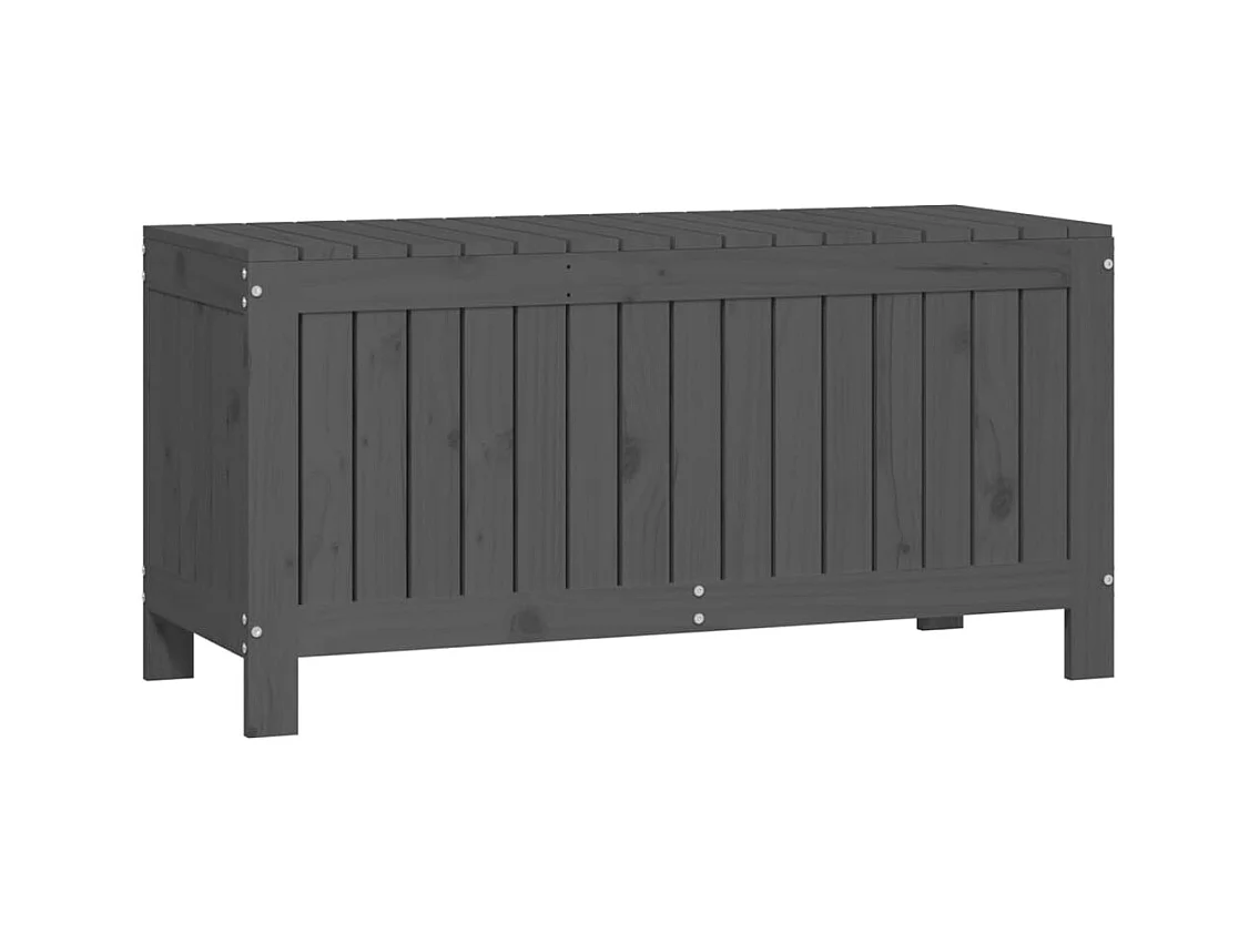 Hara  Boîte de rangement de jardin Gris 108x42,5x54 cm Bois de pin
