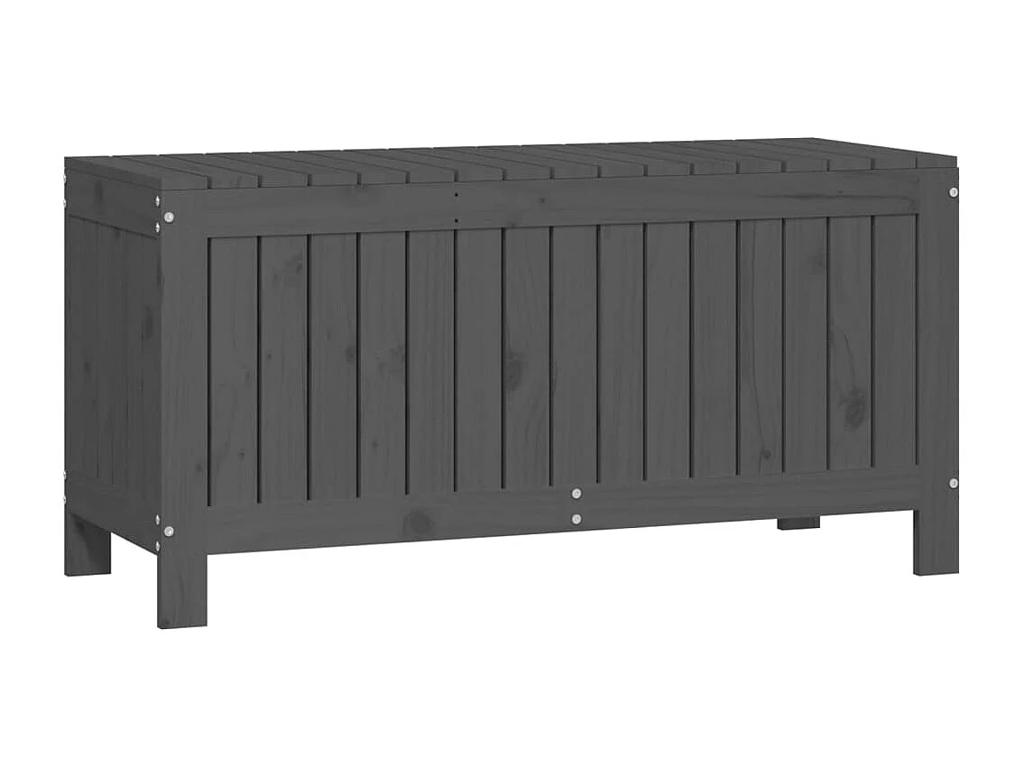Hara  Boîte de rangement de jardin Gris 108x42,5x54 cm Bois de pin