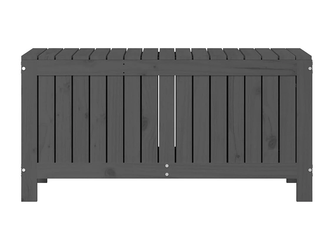 Hara  Boîte de rangement de jardin Gris 108x42,5x54 cm Bois de pin