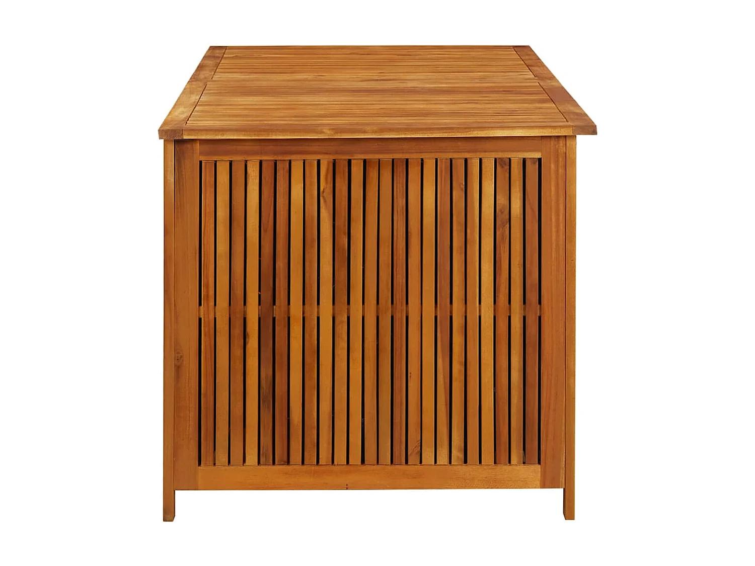 Lioen  Caja de almacenaje de jardín madera maciza acacia 150x80x75 cm