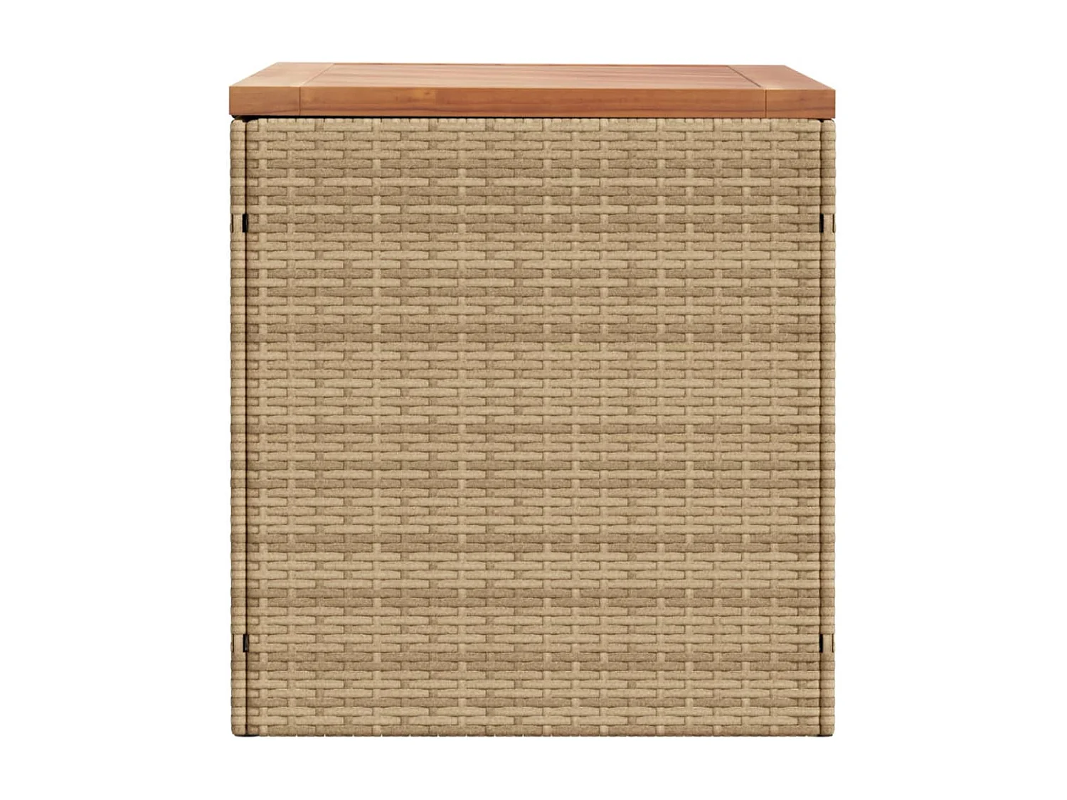 Marly  Tuinbox 110x50x54 cm poly rattan en acaciahout beige