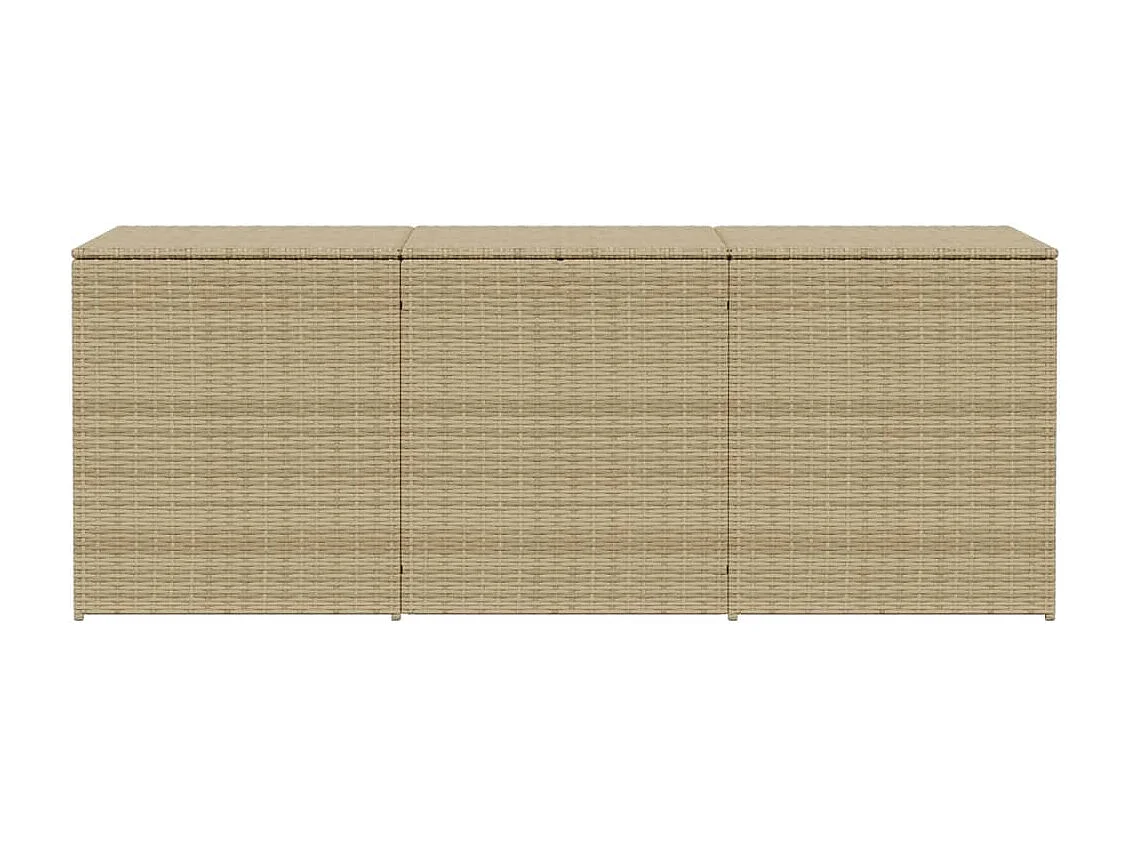 Dorian  Tuinbox 984 L poly rattan gemengd beige