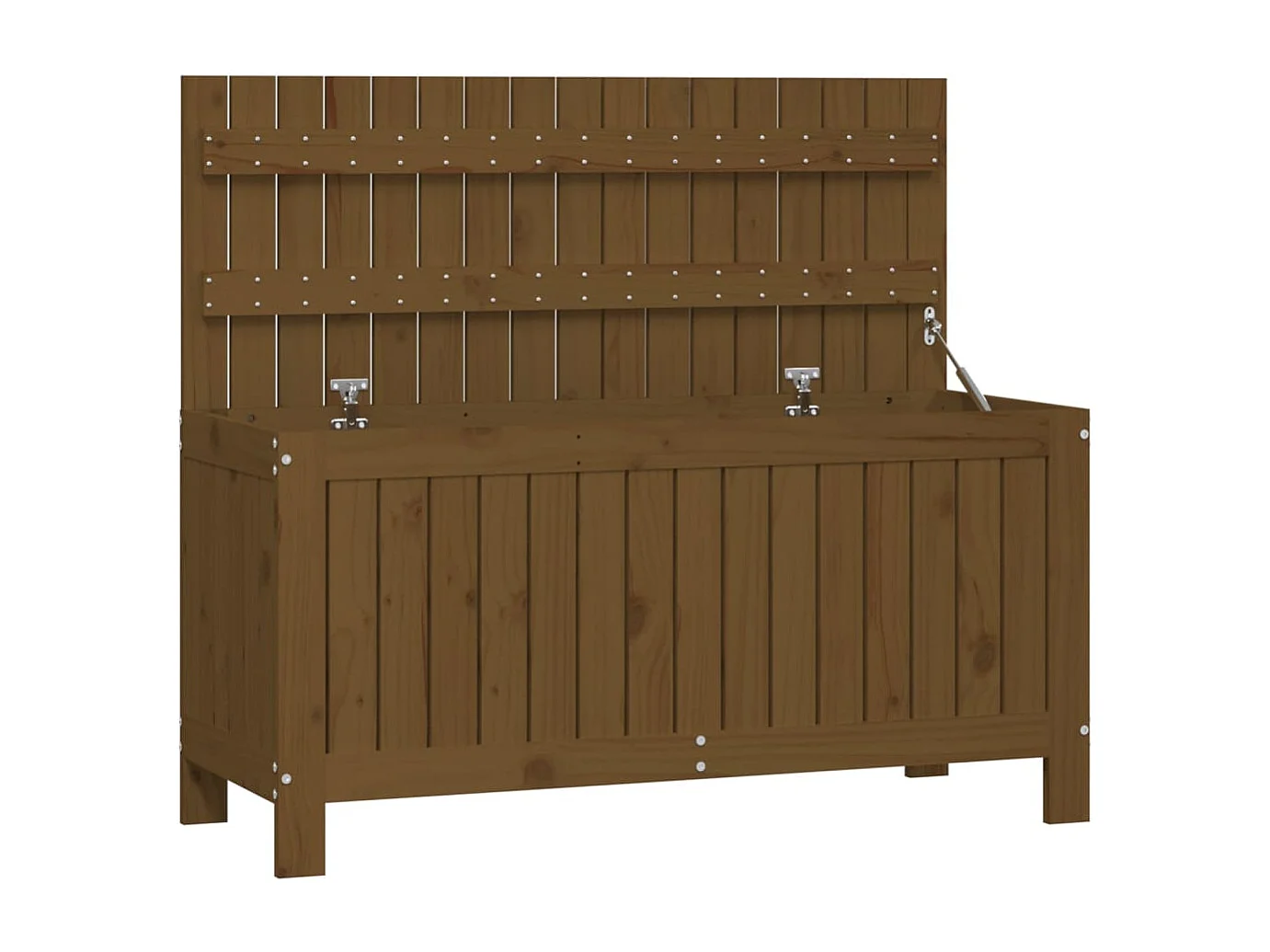 Hara  Boîte de rangement de jardin Marron miel 108x42,5x54cm Bois pin