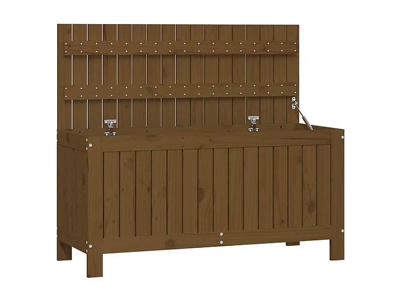 Hara  Boîte de rangement de jardin Marron miel 108x42,5x54cm Bois pin
