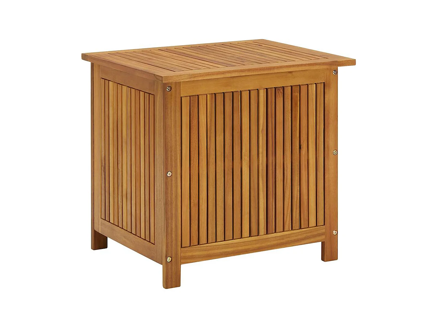 Lioen  Boîte de rangement de jardin 60x50x58 cm Bois d'acacia solide