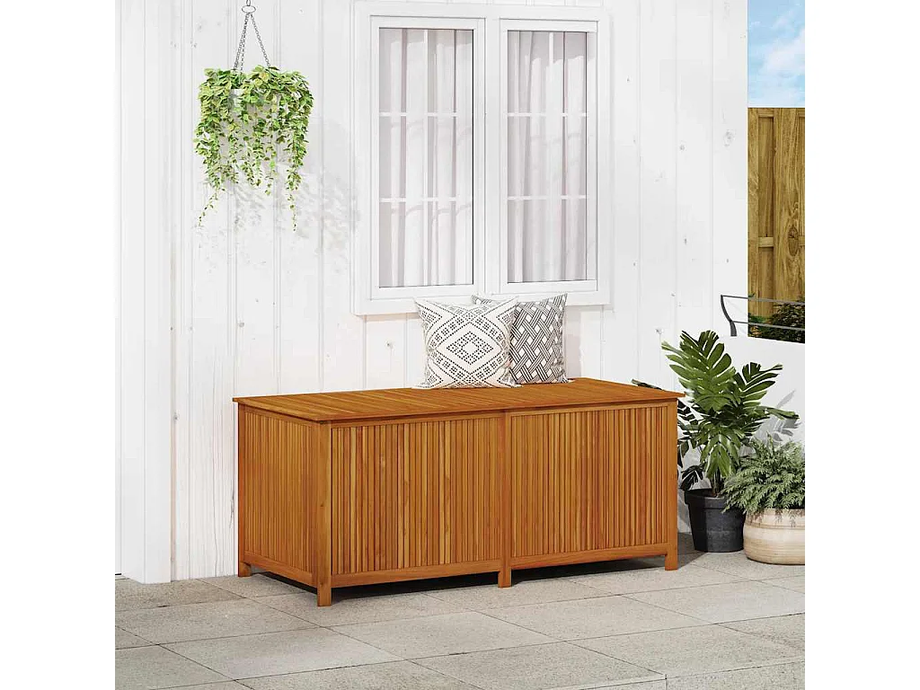 Lioen  Boîte de rangement de jardin 175x80x75 cm Bois d'acacia solide