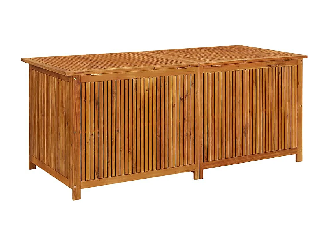 Lioen  Boîte de rangement de jardin 175x80x75 cm Bois d'acacia solide