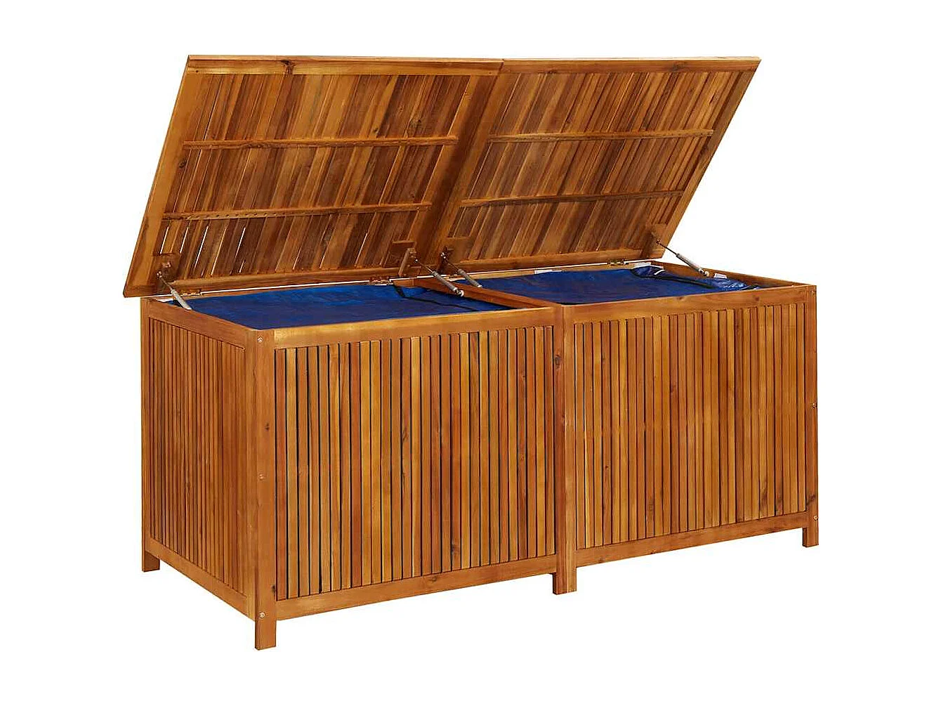 Lioen  Boîte de rangement de jardin 175x80x75 cm Bois d'acacia solide