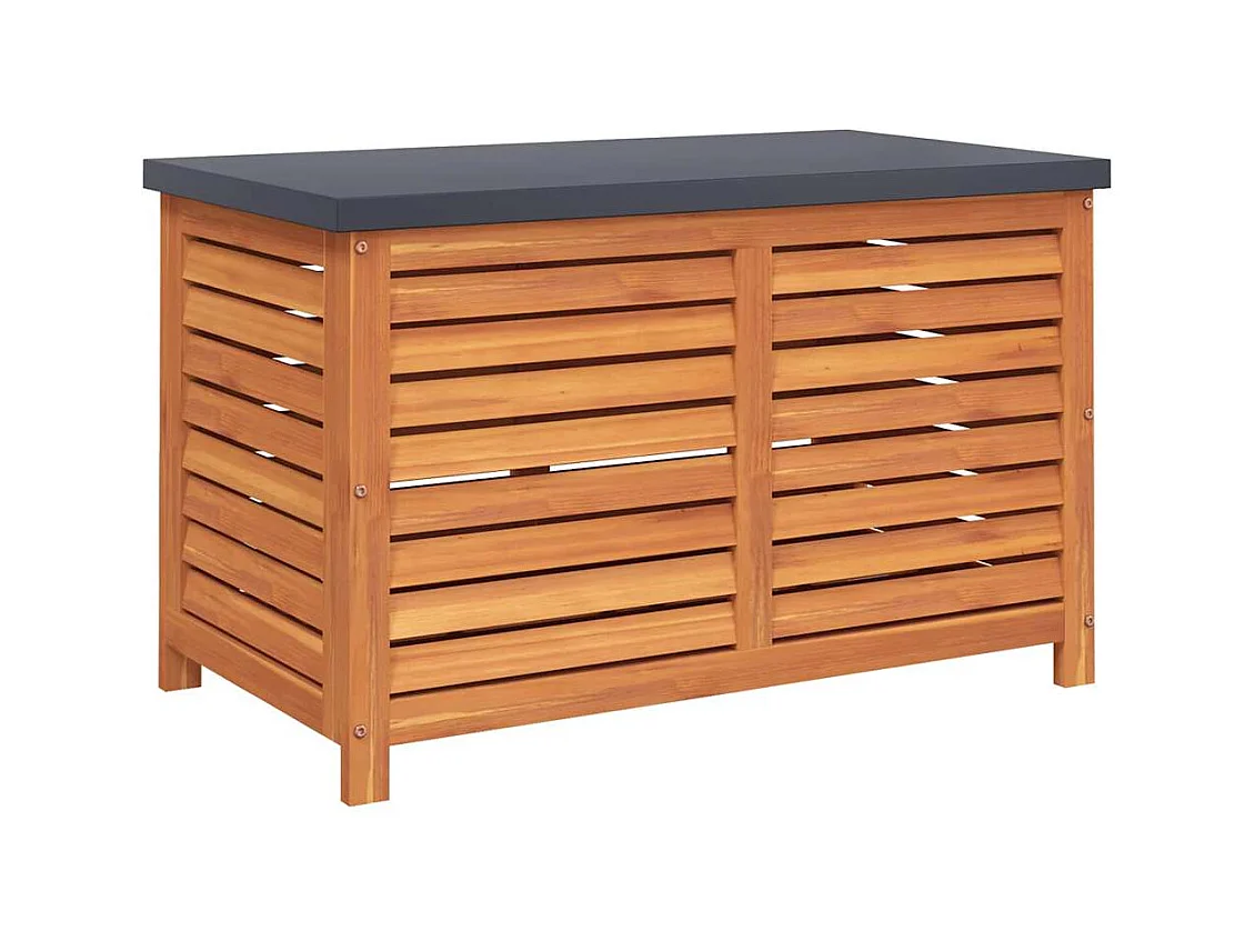 Xendori  Boîte de rangement de jardin 60x50x55 cm bois d'eucalyptus
