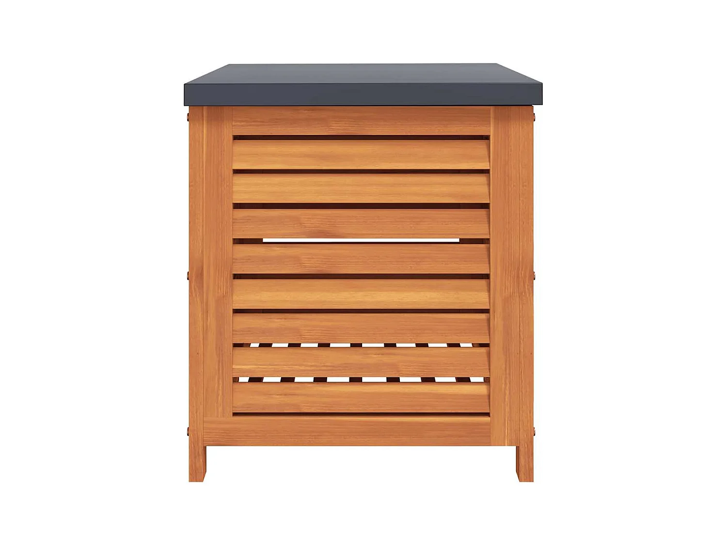 Xendori  Boîte de rangement de jardin 60x50x55 cm bois d'eucalyptus