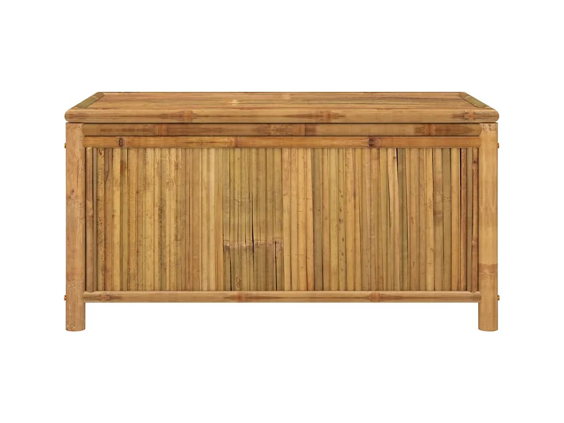 Nylla  Caja de almacenaje de jardín bambú 110x52x55 cm