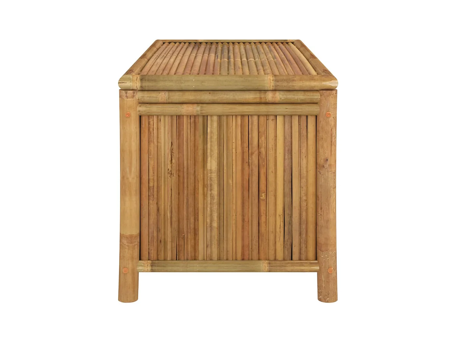 Nylla  Caja de almacenaje de jardín bambú 110x52x55 cm