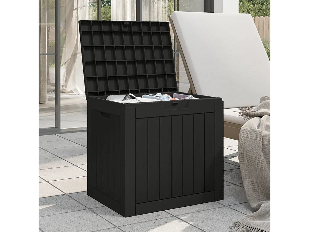 Champlin  Tuinbox 55,5x43x53 cm polypropeen zwart