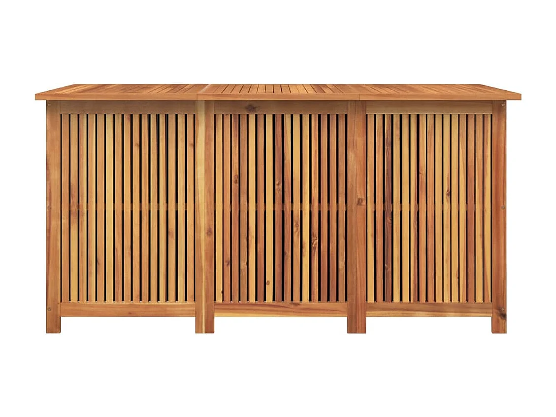 Frederique  Boîte de rangement de jardin 150x80x75 cm bois massif d'acacia