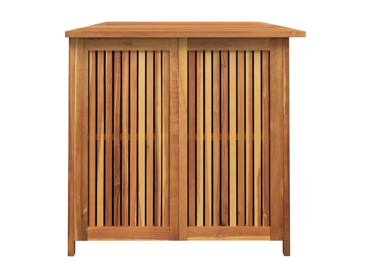 Frederique  Boîte de rangement de jardin 150x80x75 cm bois massif d'acacia