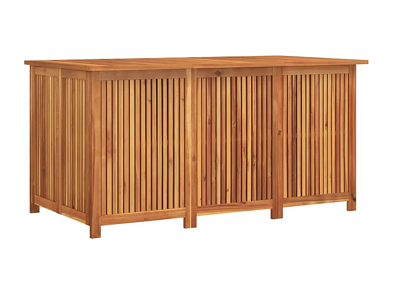 Frederique  Boîte de rangement de jardin 150x80x75 cm bois massif d'acacia