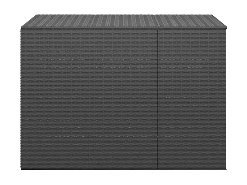 Evans  Tuinbox 145x100x103 cm polyetheen rattan zwart