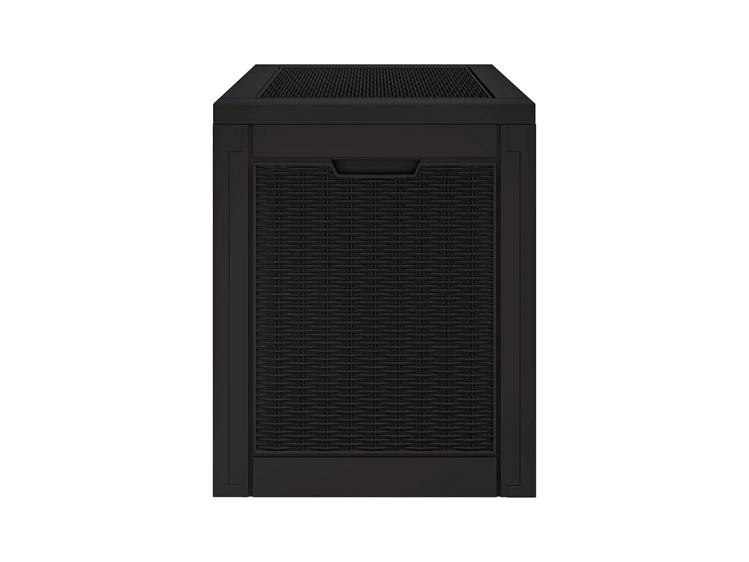 Indar  Boîte de stockage de jardin noir 55,5x43x53 cm polypropylène