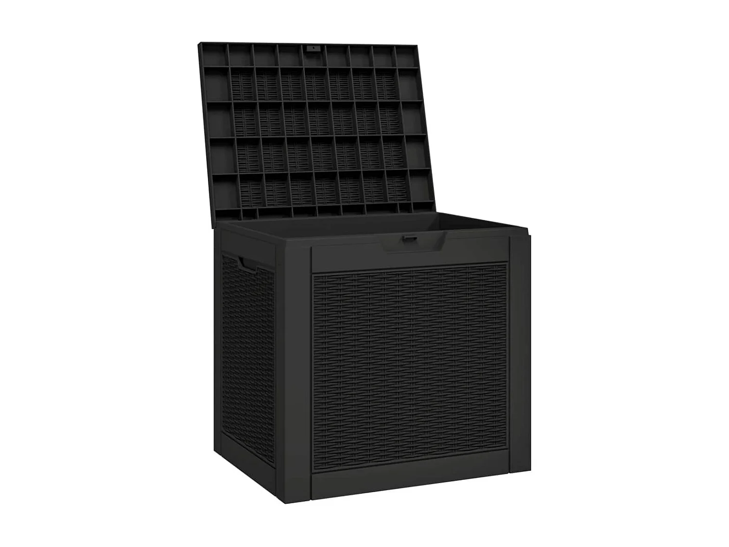 Indar  Boîte de stockage de jardin noir 55,5x43x53 cm polypropylène