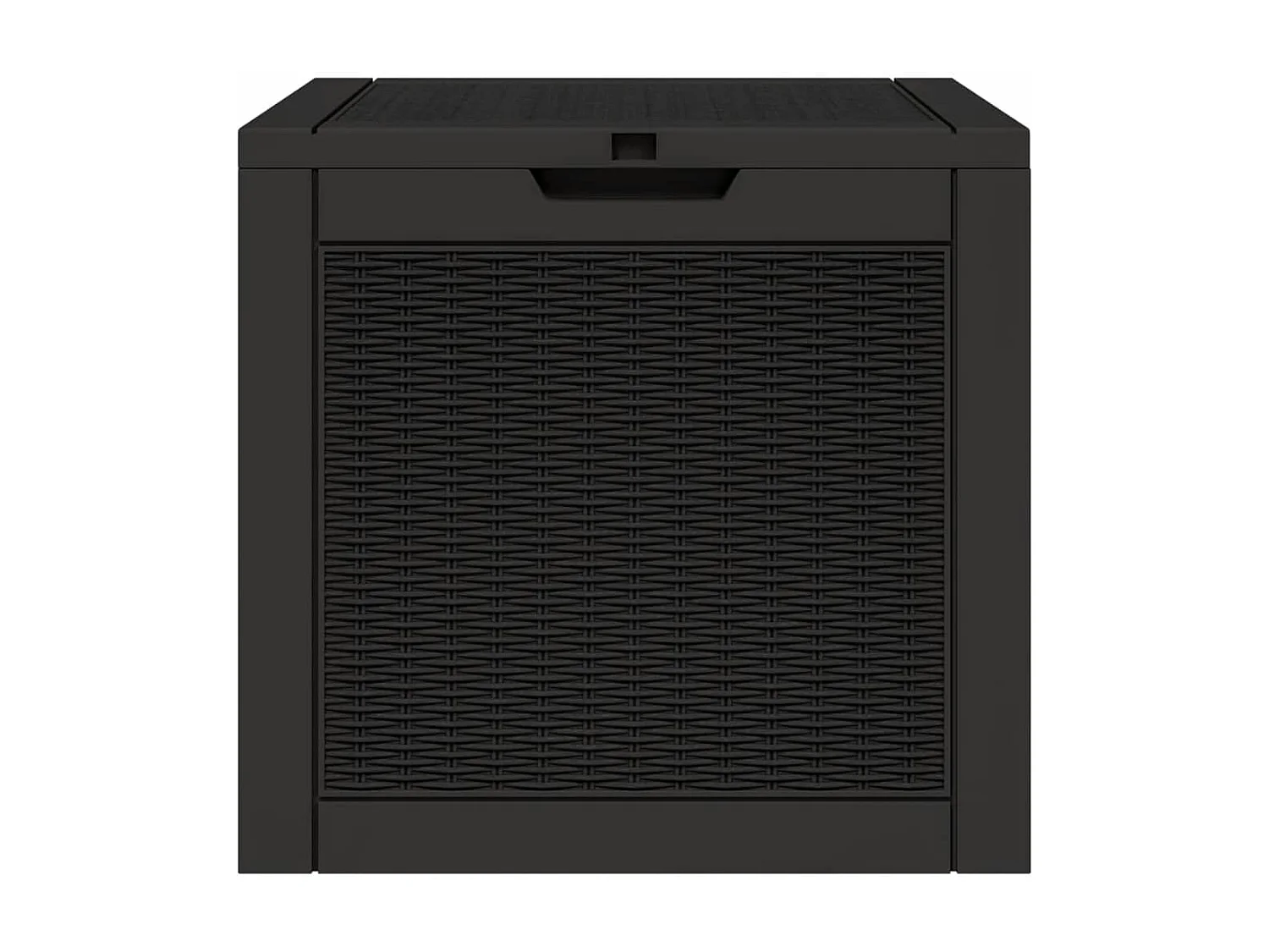 Indar  Boîte de stockage de jardin noir 55,5x43x53 cm polypropylène