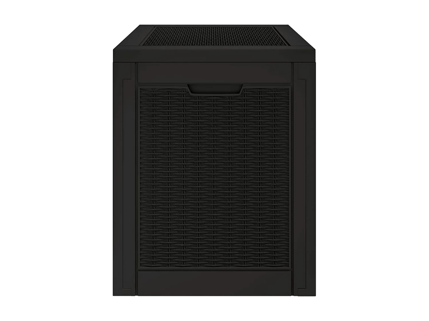 Indar  Boîte de stockage de jardin noir 55,5x43x53 cm polypropylène