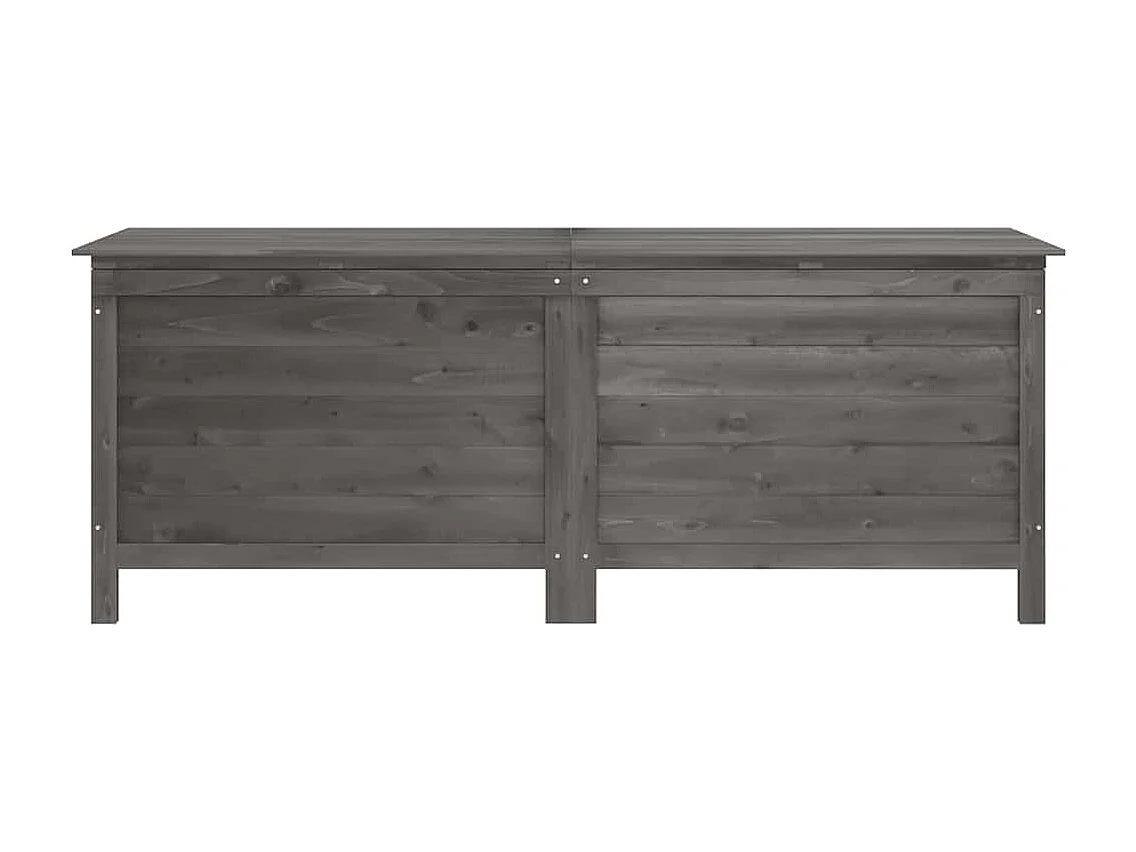 Reinald  Boîte de rangement de jardin anthracite bois massif sapin