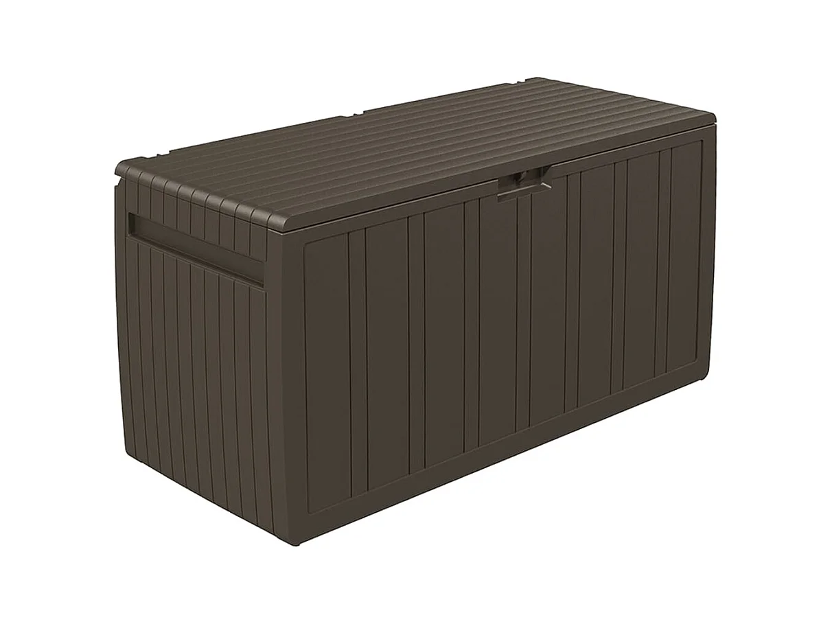 Garden Furniture -  Caja de cojines marrón 270 L 117x45,5x57,5 cm