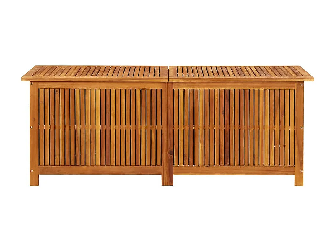 Lioen  Boîte de rangement de jardin 150x50x58 cm Bois d'acacia solide