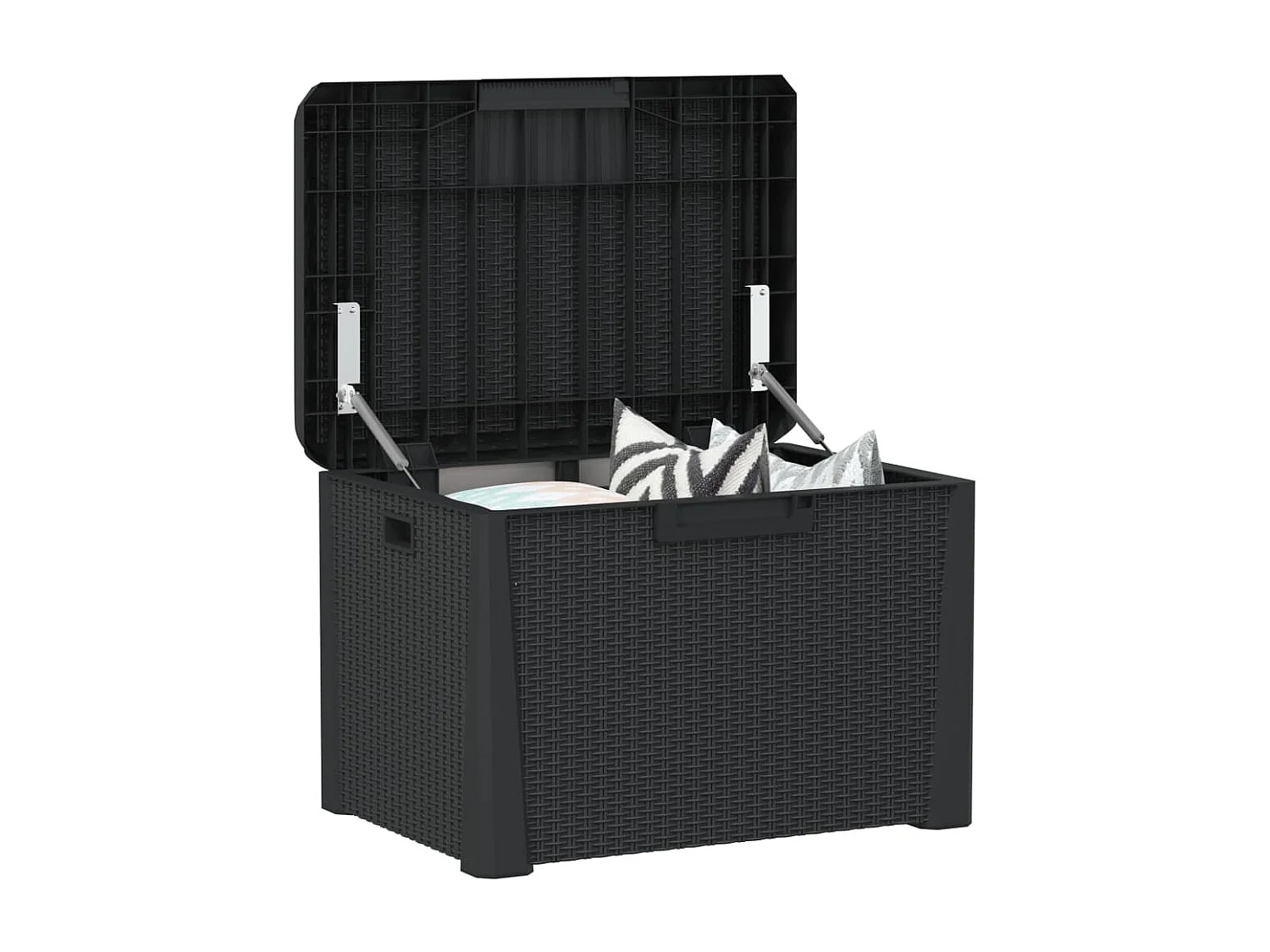 Ladue  Boîte de rangement de jardin anthracite 125 L PP