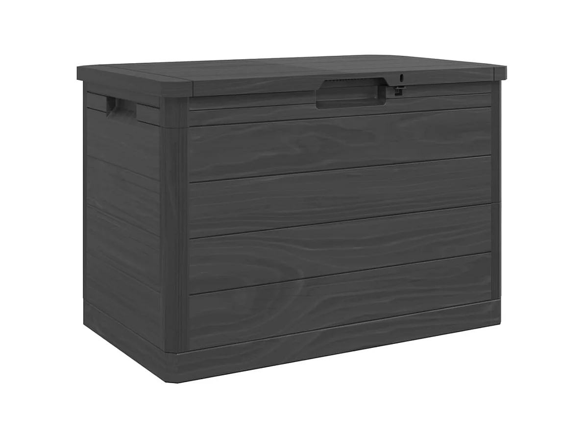 Dorian  Boîte à coussins d'extérieur anthracite 77,5x44,5x53 cm PP