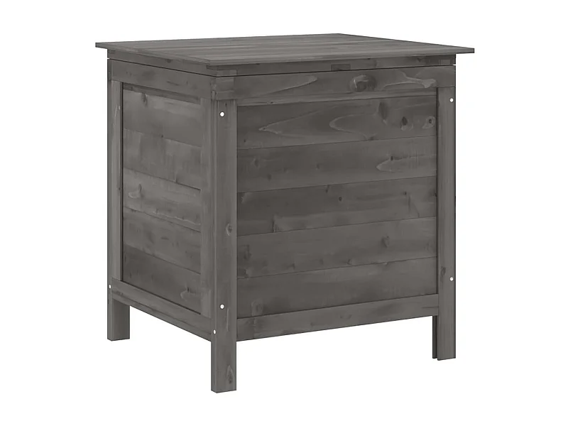 Reinald  Boîte de rangement de jardin anthracite bois massif de sapin