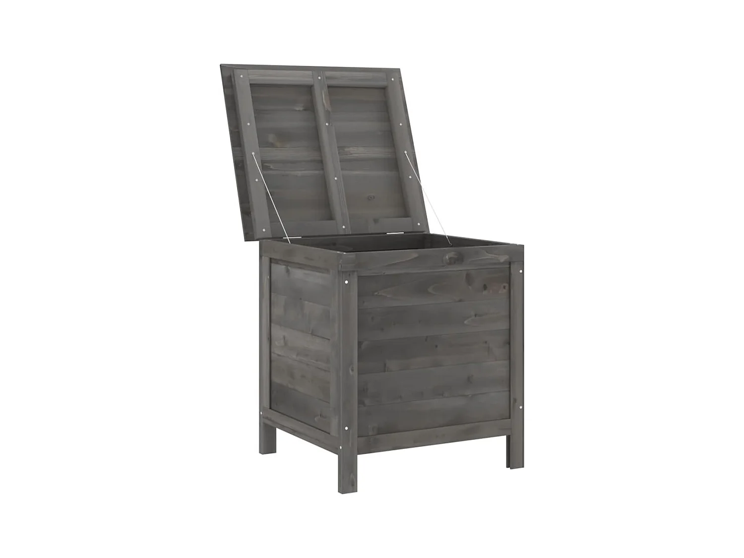 Reinald  Tuinbox 50x49x56,5 cm massief vurenhout antracietkleurig