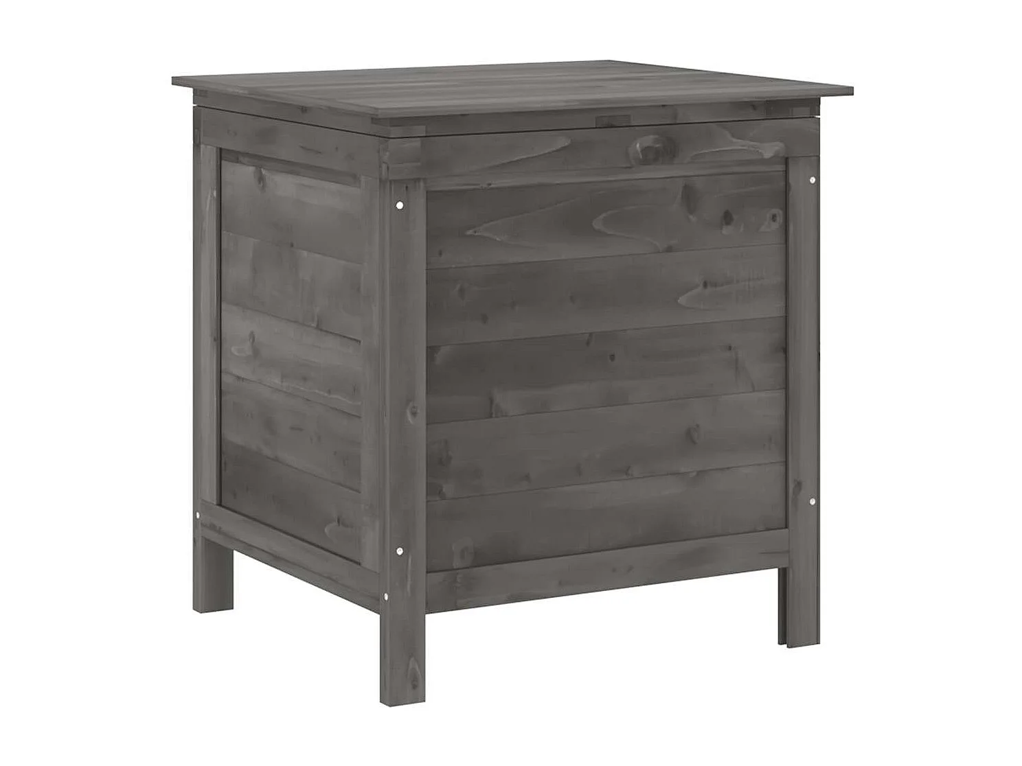 Reinald  Boîte de rangement de jardin anthracite bois massif de sapin