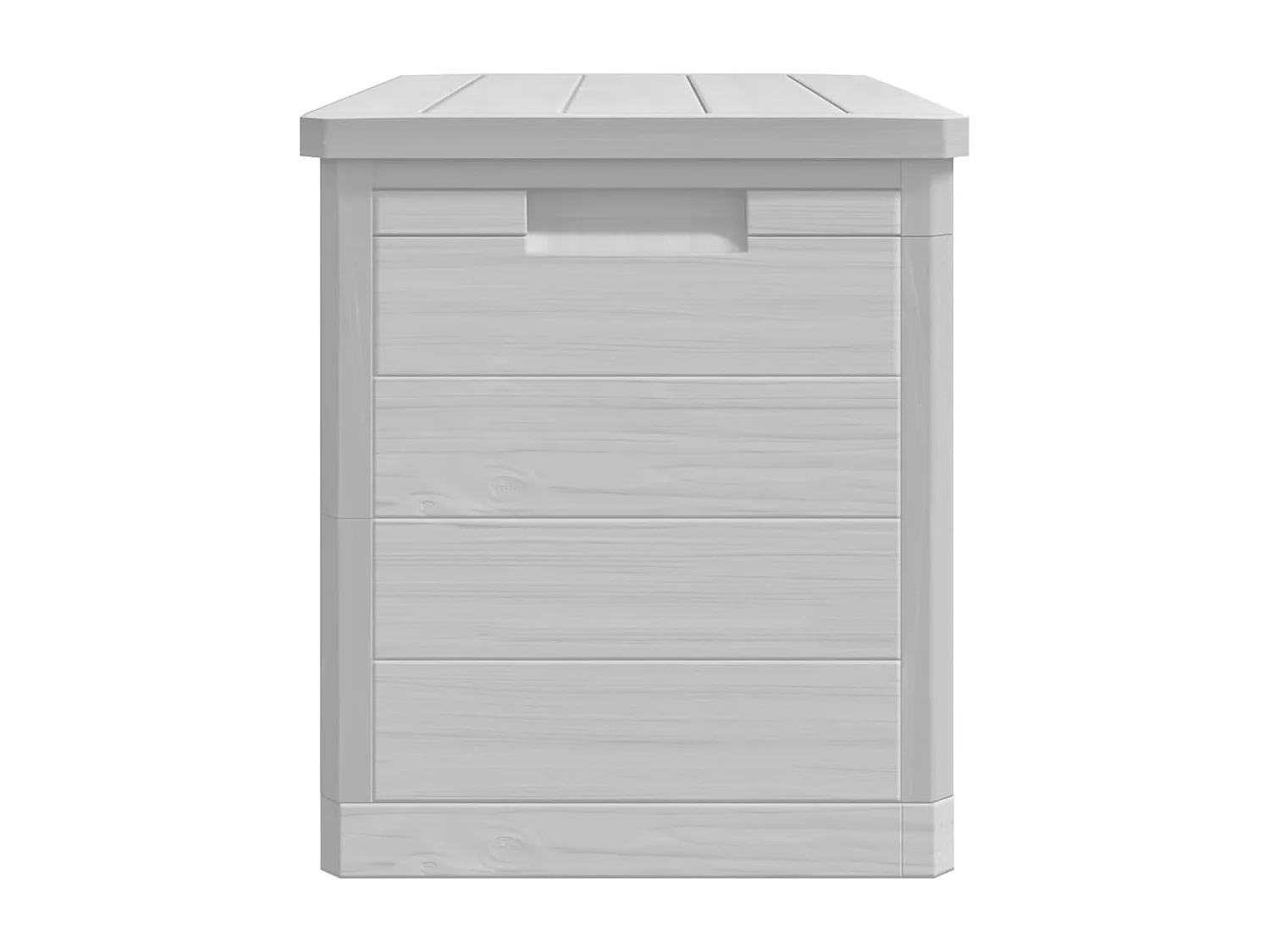 Dorian  Boîte à coussins d'extérieur gris 77,5x44,5x53 cm polypropylène