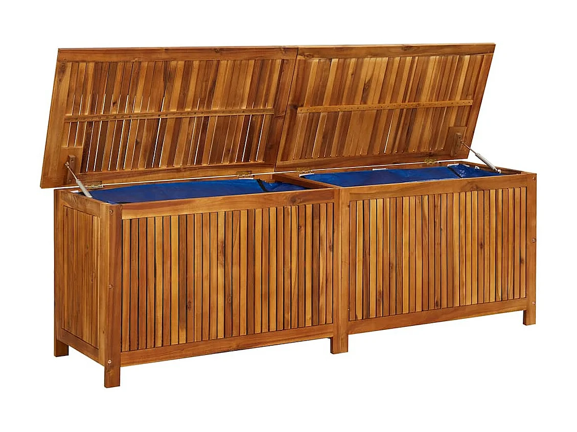Lioen  Boîte de rangement de jardin 175x50x58 cm Bois d'acacia solide