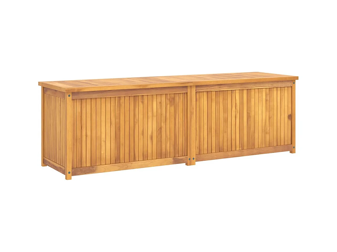 Dorchester  Baúl de jardín madera maciza de teca 175x50x55 cm