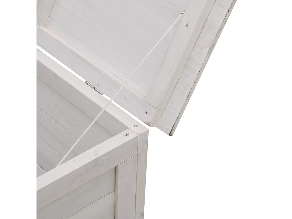 Reinald  Tuinbox 50x49x56,5 cm massief vurenhout wit