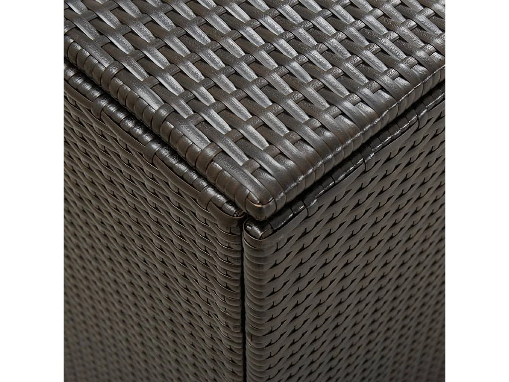 Dorian  Tuinbox 180x90x70 cm poly rattan bruin