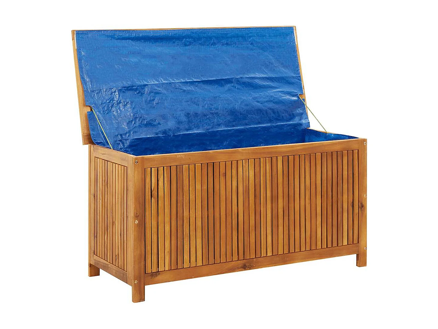 Lioen  Boîte de rangement de jardin 113x50x58 cm Bois d'acacia solide