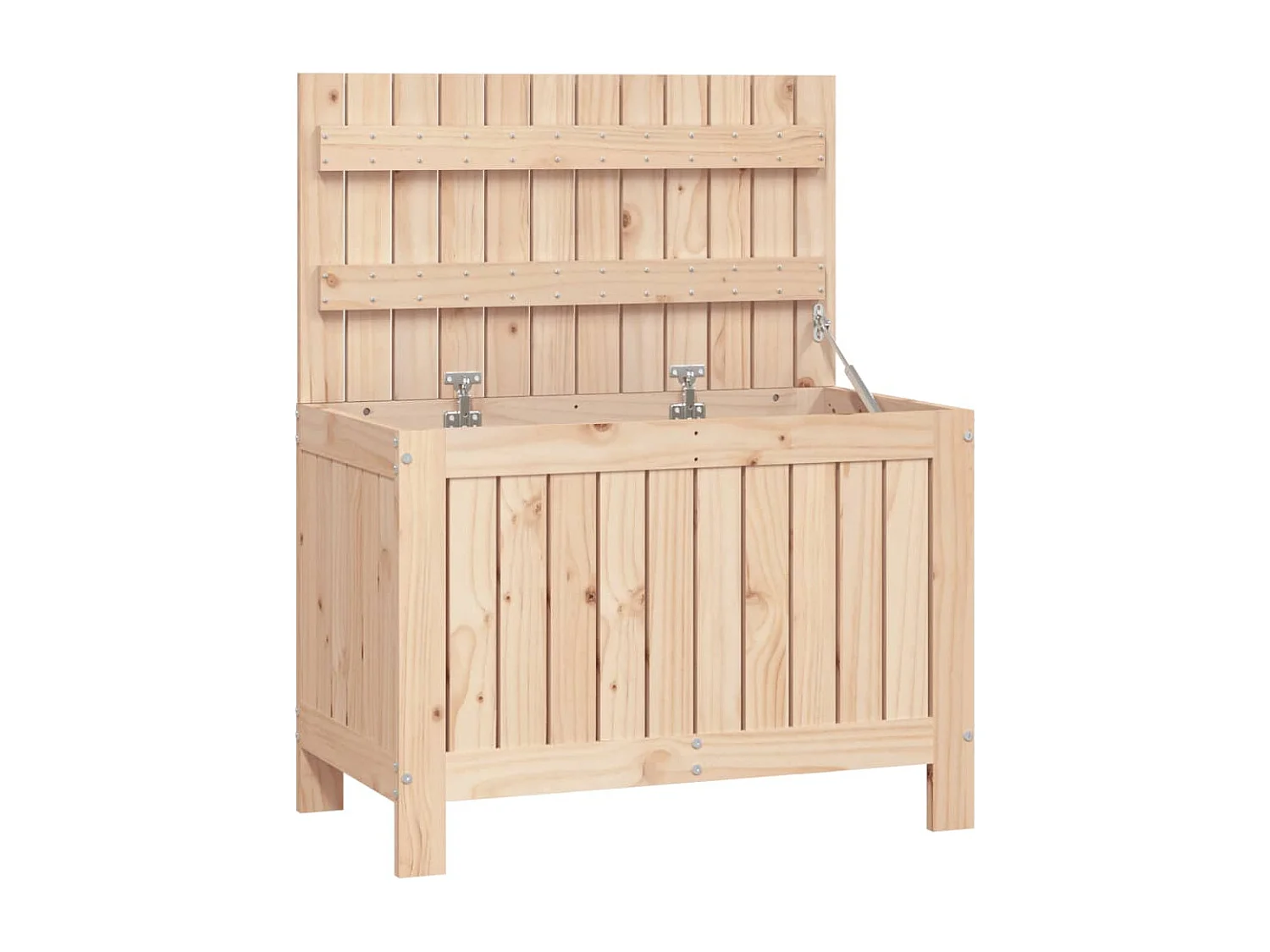Lorionor  Boîte de rangement de jardin 76x42,5x54 cm Bois massif de pin