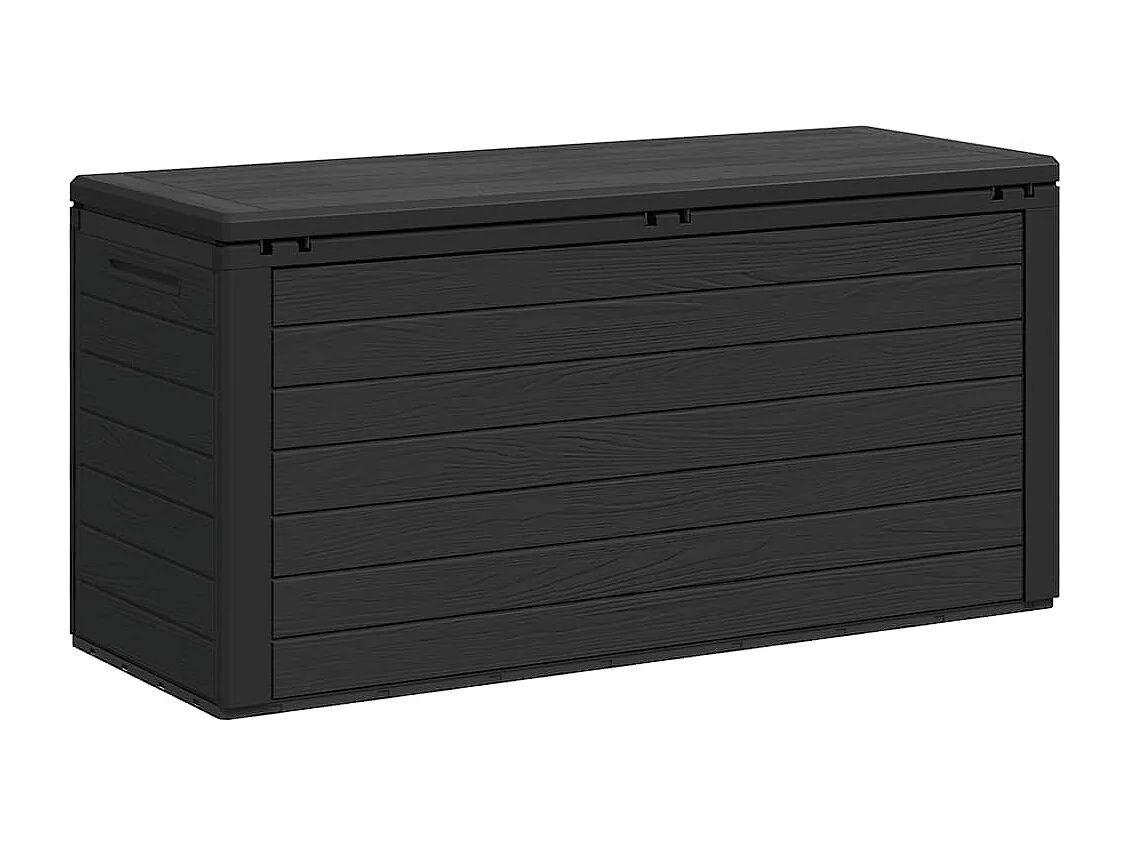 Cagnes-sur-Mer  Boîte de rangement de jardin Anthracite 116x44x55 cm