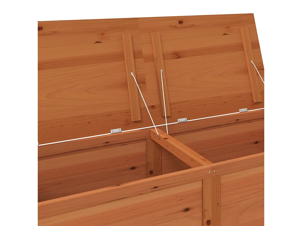 Keegan  Kussenbox 150x50x56 cm massief vurenhout bruin