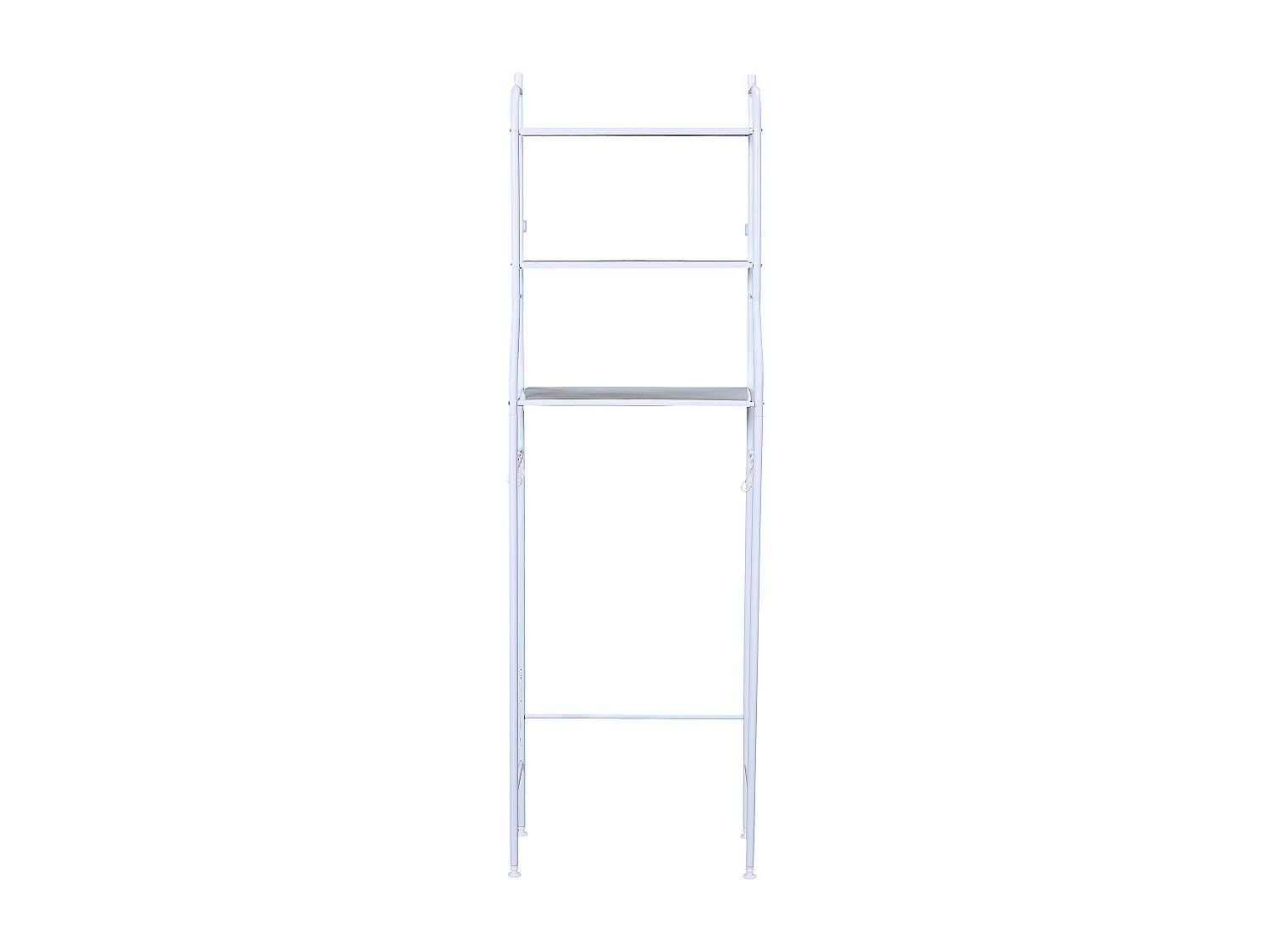 Etagere De Rangement Wc 155x48x25cm Blanc