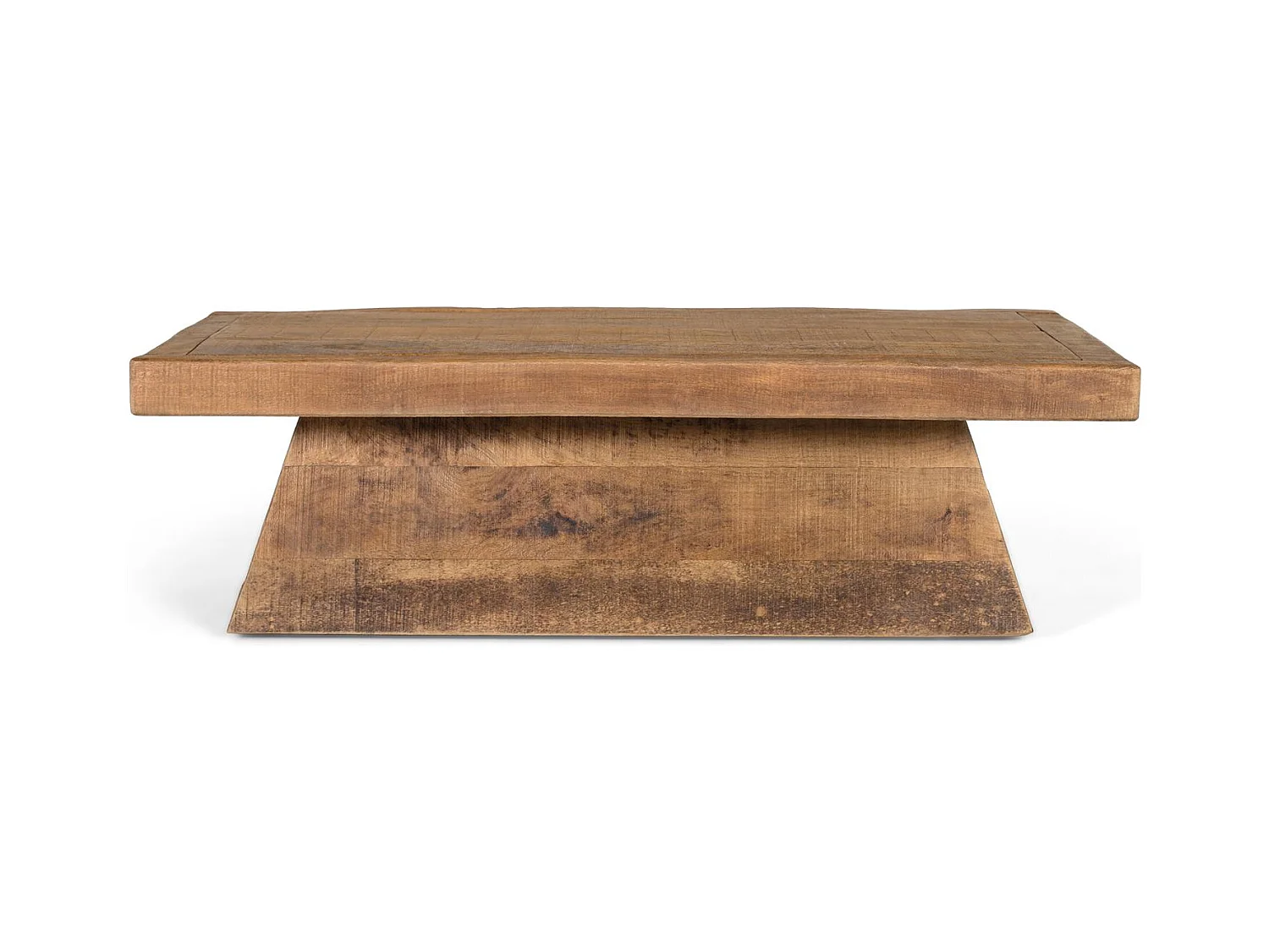 Table basse rectangulaire en bois de manguier naturel