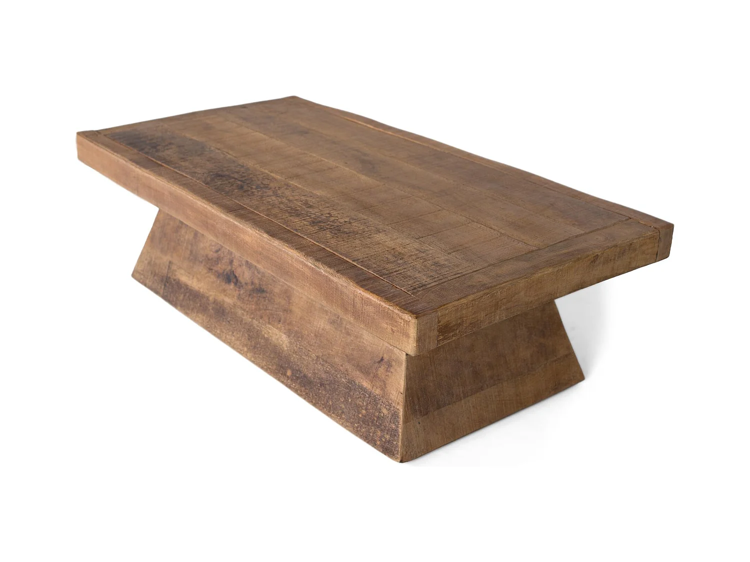 Table basse rectangulaire en bois de manguier naturel
