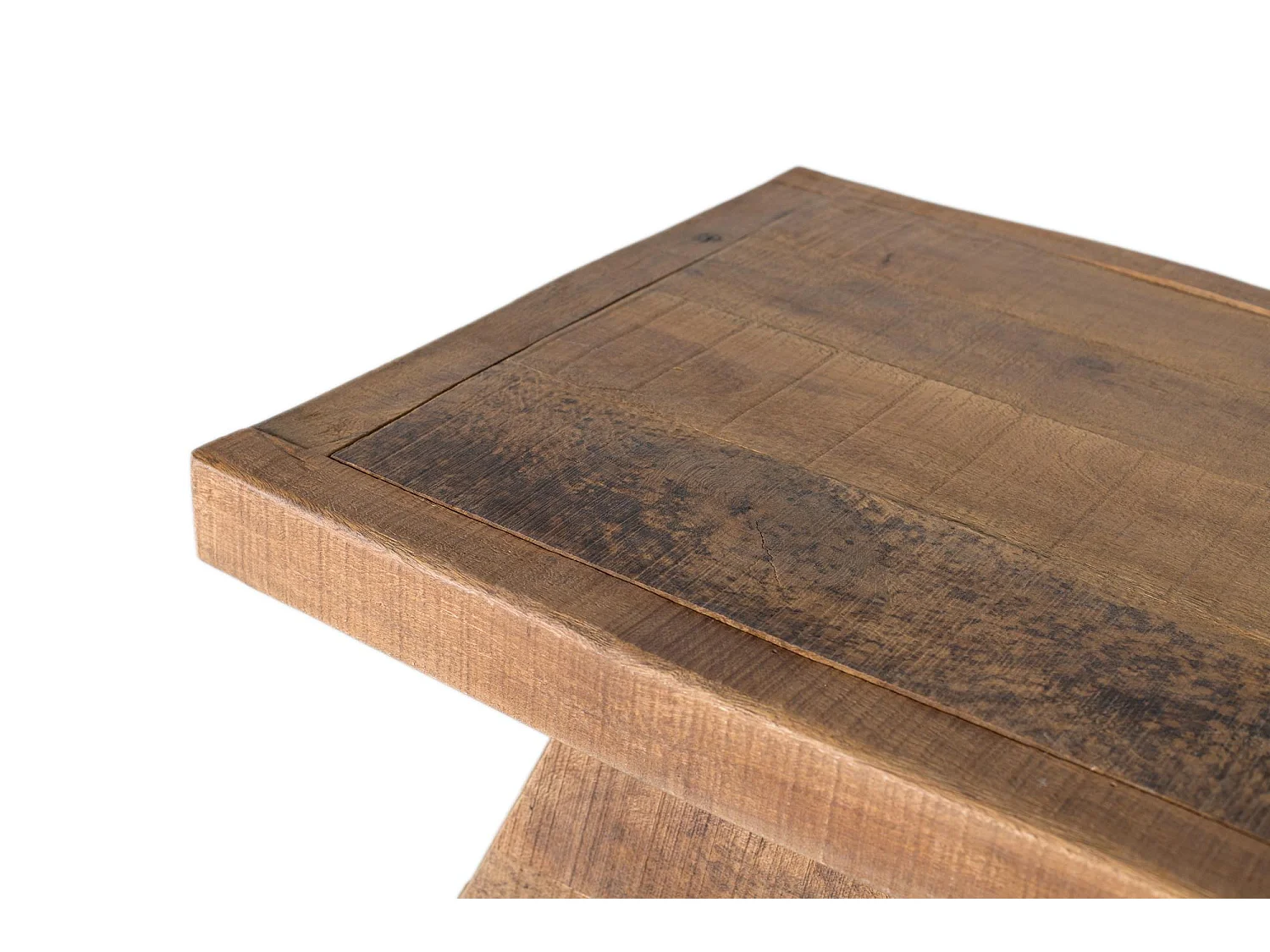 Tavolino rettangolare in legno di mango naturale