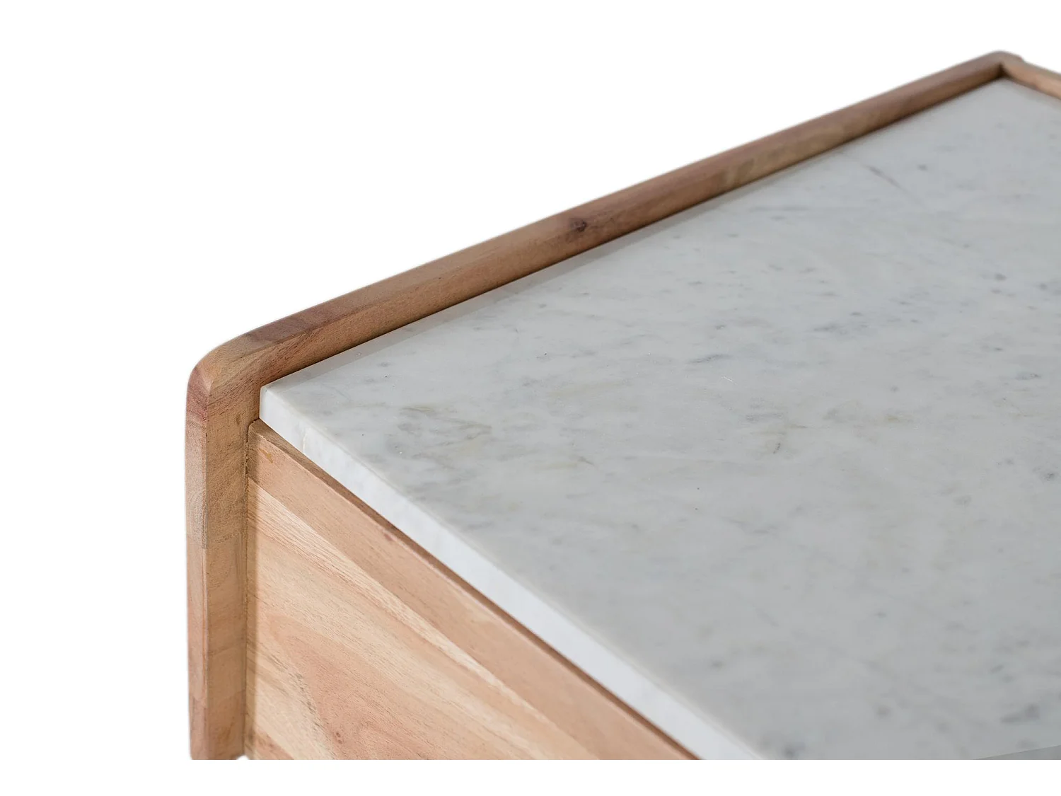 Tables basses en marbre 100 cm, style naturel moderne - 40 x 100 x 60 cm